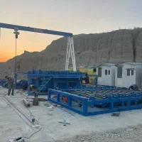 خط تولید دیوار بتنی پیش ساخته - قالب باطری