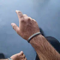 بنگل مردانه ، دستبند ، مدل پوست مار ، بنگل منهتن