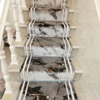 فروش فرش فانتزی راه پله و راهروی طرح سنگی