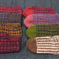 جوراب دستبافت / گیوه / جوراب / دستبافت