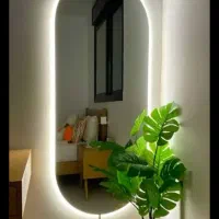 آینه قدی دفرمه  نور دار