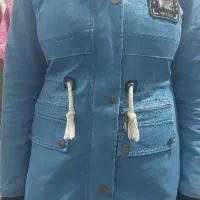 پالتو جین خز دار سایز ۴۰