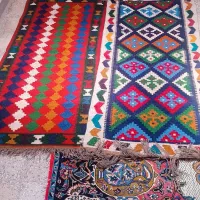 فروش گلیم های دست بافت با نقش و اندازه مورد نظر|صنایع دستی و سایر لوازم تزئینی|لردگان, |دیوار