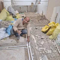 لوله کشی سرد وگرم پکیج تانکر وپمپ رفع نم