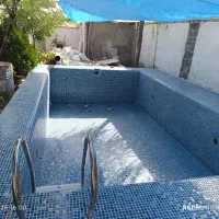 کاشی کاری استخر .آبندی استخر جکوزی