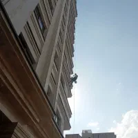 پیچ رول پلاک نما رنگ نما فقط بدون داربست با طناب
