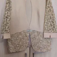 کت و دامن و تاپ مجلسی کار شده سایز ۴۸ ، ۵۰