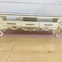 فروش میز تلویزیون تمام چوب راش