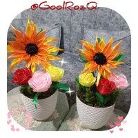 گل رز ربانی زیبا|گل مصنوعی|نیشابور, شهرآرا|دیوار