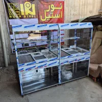 سینی نظافت سرخ کن صنعتی فر ساندویچی/(نور)استیل