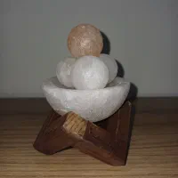 انواع اباژور‌. جاشمعی و دکورهای سنگ نمک|صنایع دستی و سایر لوازم تزئینی|کرج, مصباح|دیوار