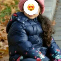 کاپشن دخترانه درحد نو