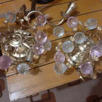 لوستر با گوی های شیشه ای