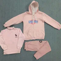 سوییشرت کلاهدار با زیر سارافونی ضخیم و شلوار