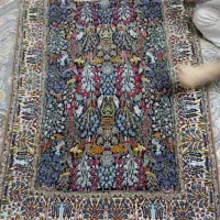 فرش دست بافت نایین طرح شکارگاه