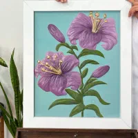 تابلو گل لیلیوم