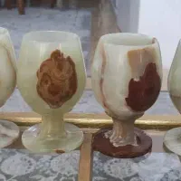 لیوان و استکان سنگ مرمر نقش برجسته|ظروف سرو و پذیرایی|لاهیجان, کوی خزر|دیوار