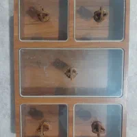 ظرف چوبی نگهدارنده قند و شکلات و میوه خشک|صنایع دستی و سایر لوازم تزئینی|اردبیل, |دیوار