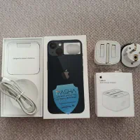 آیفون ۱۳ نرمال ۱۲۸ مشکی ch با ۶ قاب و سری شارژ|موبایل|زنجان, |دیوار