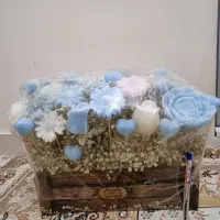 گل،باکس گل، شمع،شمع گل،گل مصنوعی