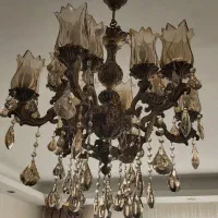 لوستر ۶ و ۵ شاخه برنزی|لوستر و چراغ آویز|تهران, تهرانسر شرقی|دیوار