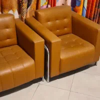 مبل تک نفره چرمی اداری و مسکونی