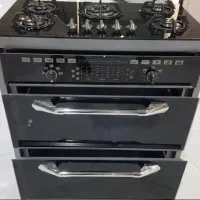 اجاق گاز طرح فر وکیومیM77 گاز رومیزی سینک هود M77