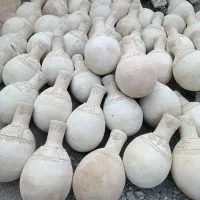 جهله و گراشی سفالی کدوک ، کوزه اب ، کندوک