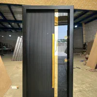 درب استیل خور مشکی ضدسرقت 634ترمو زدضربه ضد سرقت