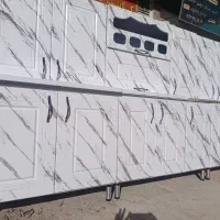 کابینت فلزی دروکیوم عرض۶۰ ارتفاع دیواری سه طبقه