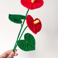گلهای بافتنی