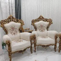 مبل سلطنتی ۹ نفره|مبلمان خانگی و میز عسلی|مهاباد (آذربایجان غربی), |دیوار