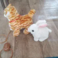 گربه و خرگوش باتری خور