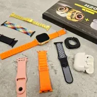 پک ساعت هوشمند اپل واچ اولترا طلایی + ایرپاد پرو|لوازم جانبی موبایل و تبلت|کرج, گوهردشت|دیوار