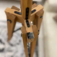 آباژور مدرن تلسکوپی برند چوبی نو|چراغ خواب و آباژور|محمدیه-قزوین, |دیوار