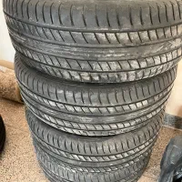 چهار حلقه لاستیک یزد تایر سایز ۲۰۵ ۵۵ ۱۶