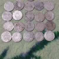 سکه قدیمی دوره قاجار|کلکسیون سکه، تمبر، اسکناس|خورموج, |دیوار