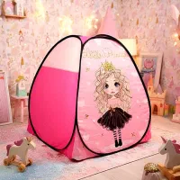 چادر بازی کودک مدل دختر مو فرفری کد444