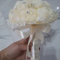 دسته گل عروس نو|گل مصنوعی|اراک, |دیوار