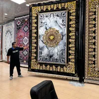 فرش ماشینی ورساچه 1200 شانه 9 متری