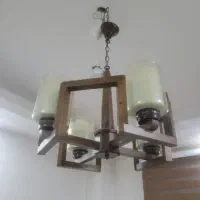 لوستر چوبی