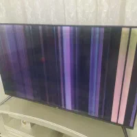 تلویزیون سام55همه چیزش نونو فقط صفحش سوخته