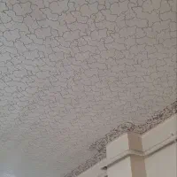 نقاشی ساختمان طرح کاغذدیواری|خدمات پیشه و مهارت|لنگرود, |دیوار