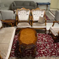 مبل ۷نفره شرکتی چوب راش