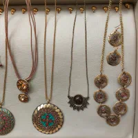 نیمست ترکیب سه رنگ طلایی وسیلور ورزگلد برنجی هندی|زیورآلات و اکسسوری|رشت, بلوار گیلان|دیوار