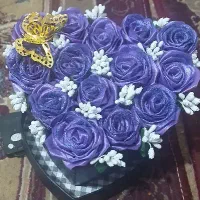 دسته گل روبانی|گل مصنوعی|کرمان, |دیوار