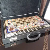 تخته نرد شیک و نفیس چمدانی و کاملاً نو