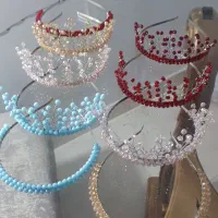 گوشواره ژله ای وتاج وتل کریستالی (قابل اجرادرهررنگ|بدلیجات|تبریز, |دیوار