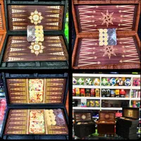 تخته نرد روکش طرح چرم