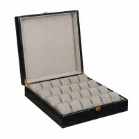 جعبه ساعت 24 خونه چرمی کد TW-2721